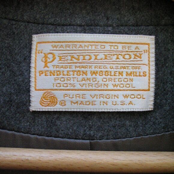 Vintage 70's Pendleton Gray Wool Blazer - Picture 6 of 6